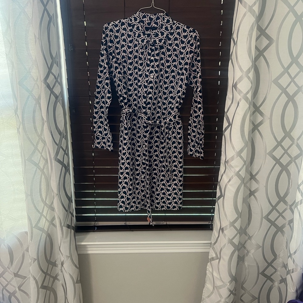 Tommy Hilfiger Heart Print Shirt Dress